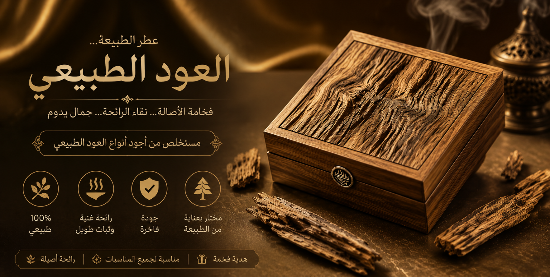 عرض منتجات العود الطبيعي للسوق العربية
